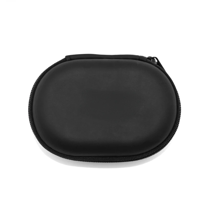 

Новинка, однотонные аксессуары для наушников, Ранняя сумка, портативный чехол для хранения, коробка, аксессуары для наушников, чистый черны...