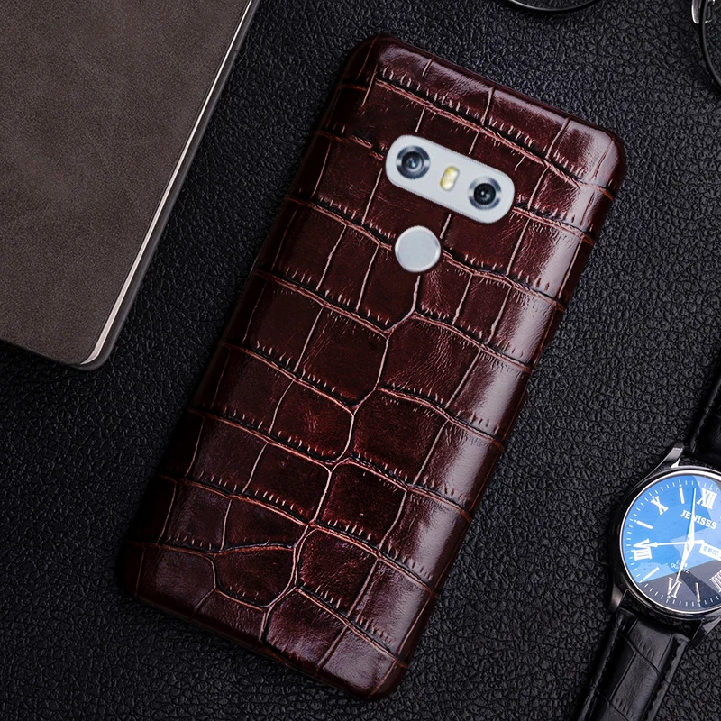 

Genuine Leather Phone Case For LG G6 G7 G8s ThinQ G3 G4 G5 V10 V20 V30s V40 V50 Thinq Q6 Q7 Q8 K50 K4 K8 2017 K10 2018 case