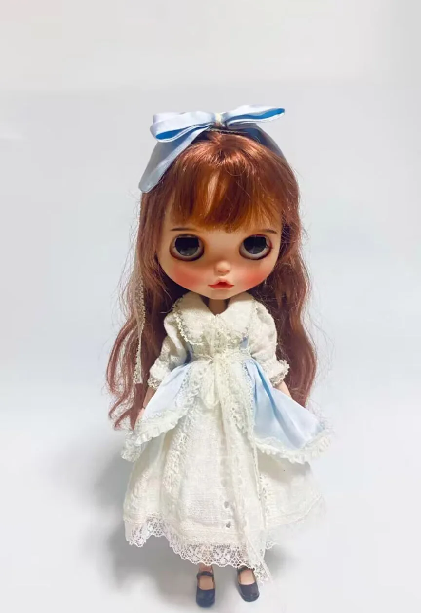 1 комплект шелкового платья Blythe/Landoudou из французского кружева (подходит для azone