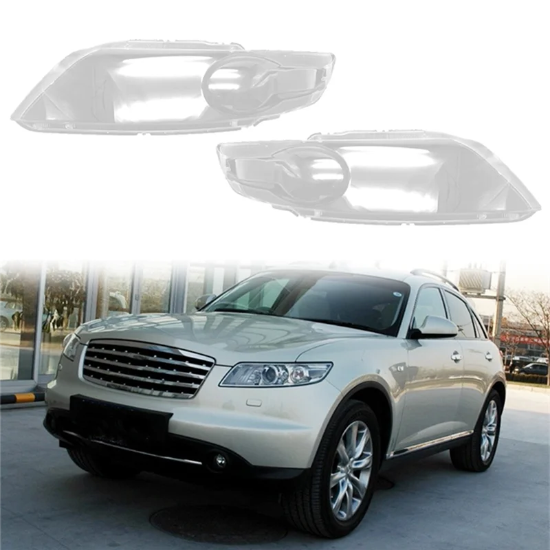 

Car Right Headlight Shell Lamp Shade Transparent Lens Cover Headlight Cover for Infiniti FX35 F45 2004 2005 2006 2007