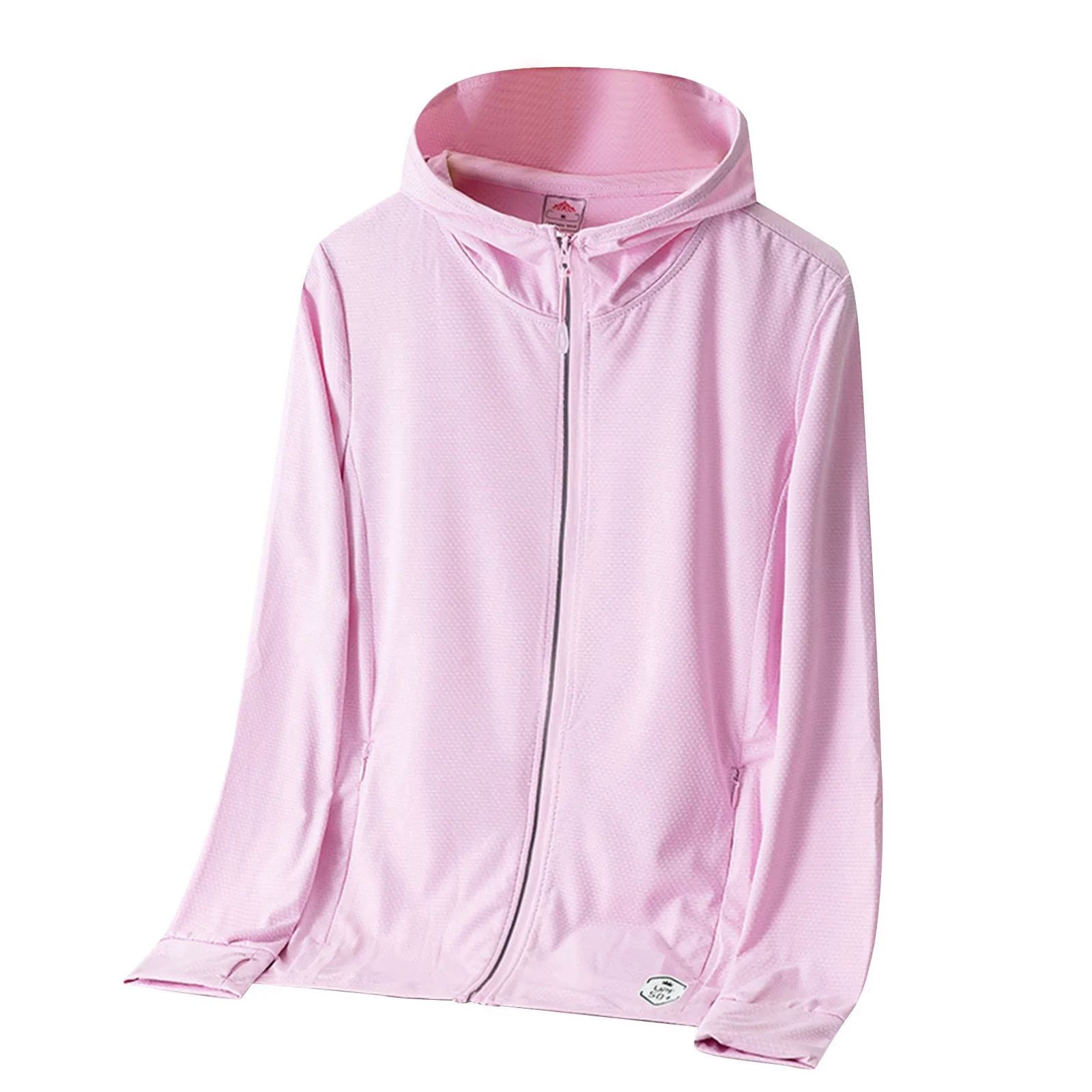 Женская тонкая ветровка с капюшоном летняя дышащая куртка защитой от