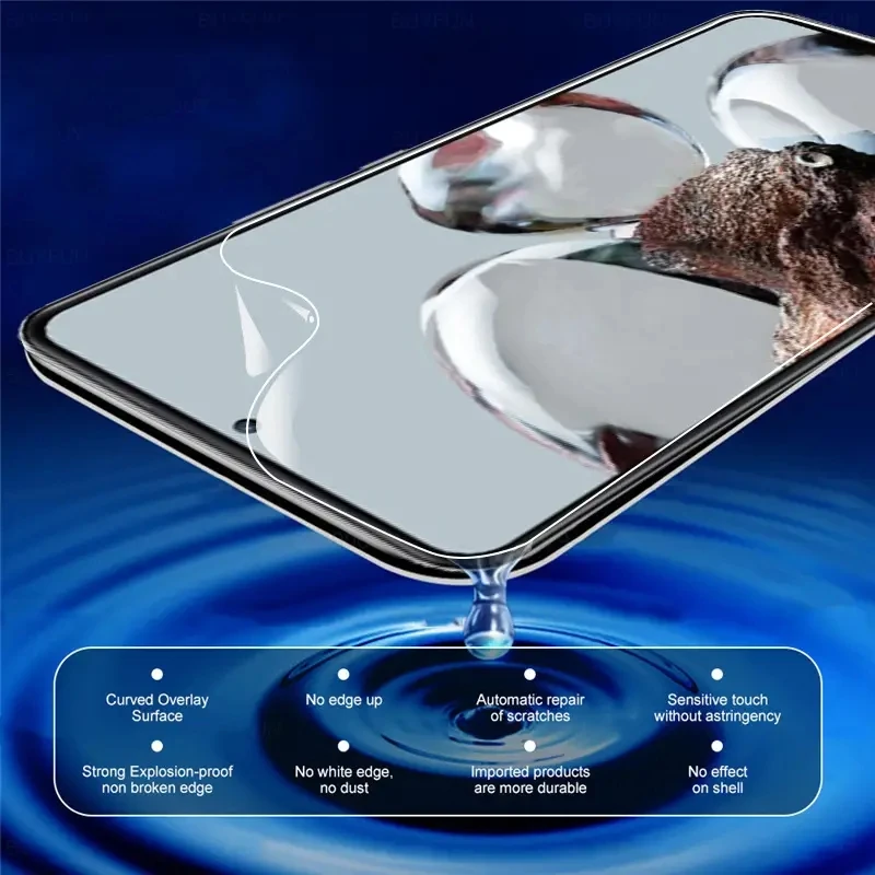 3 шт. гидрогелевая пленка для Google Pixel 7Pro 6Pro 5G изогнутая защитная экрана 7 6 6A а не