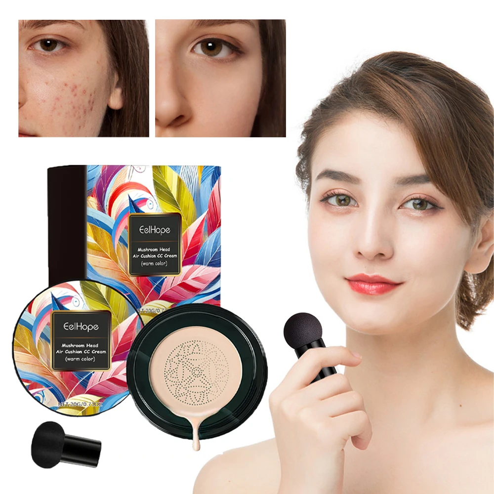 Увлажняющий крем CC с воздушной подушкой для жирной кожи Жидкая основа макияжа