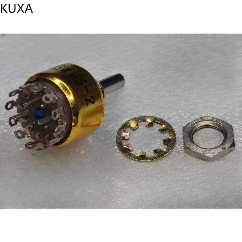 Фото KUXA (Аксессуары для акустических систем) для переключателя диапазонов KX-4D3W, переключатель выбора аудиосигнала, длина ручки 11 мм, 12 футов, 4 ножа, 3 положения. №3