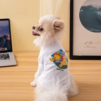 disney new dog clothes cotton pet clothes summer comfortable breathable dog clothing dog hoodie schnauzer