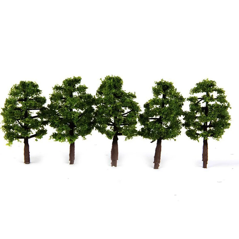 

10pc Scale Model Trees Train Railroad Micro Landscape Park Scenery Scale Tree Layout Diorama Wargame Scenery DIY Scene Making