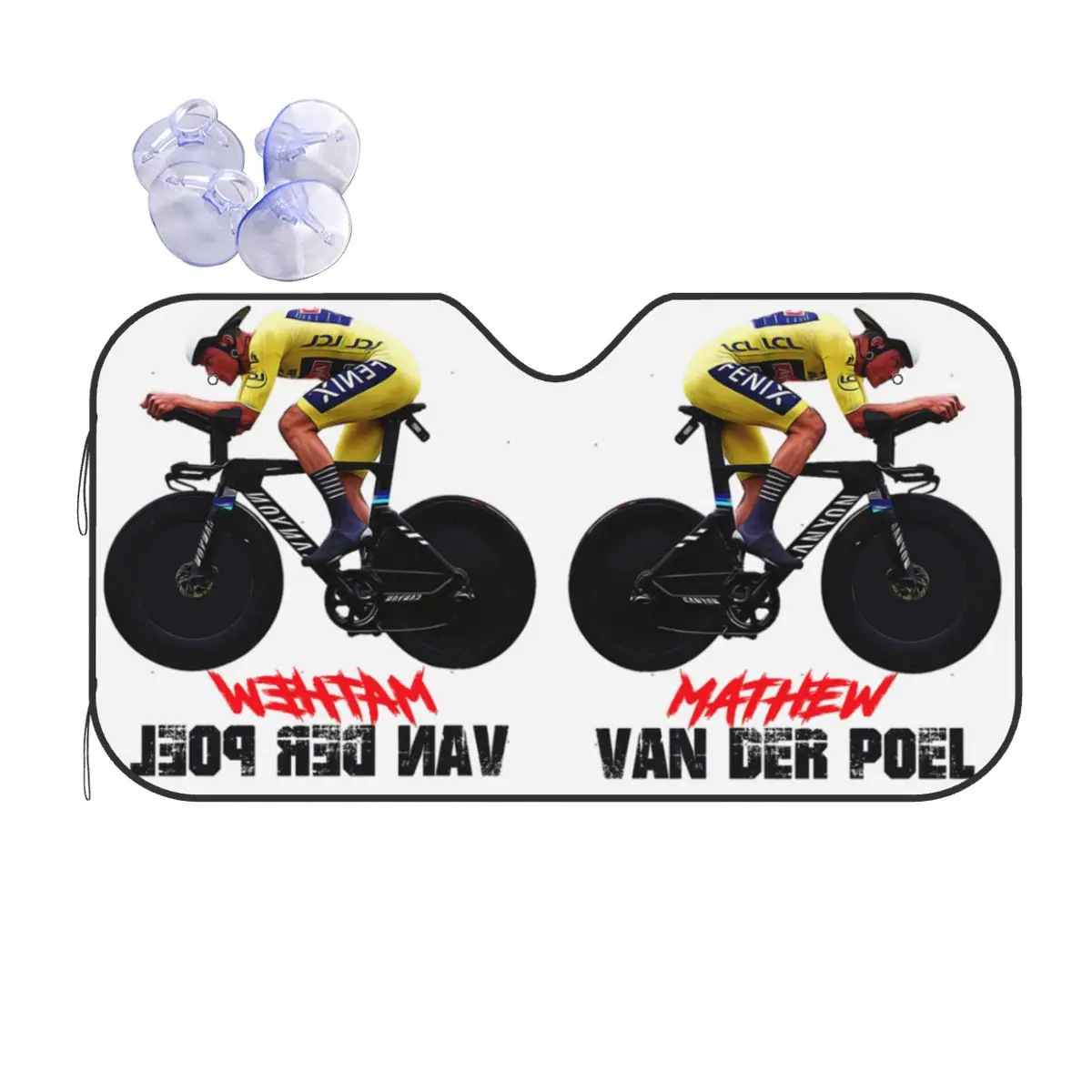 

Забавный солнцезащитный козырек для лобового стекла 76x140 см