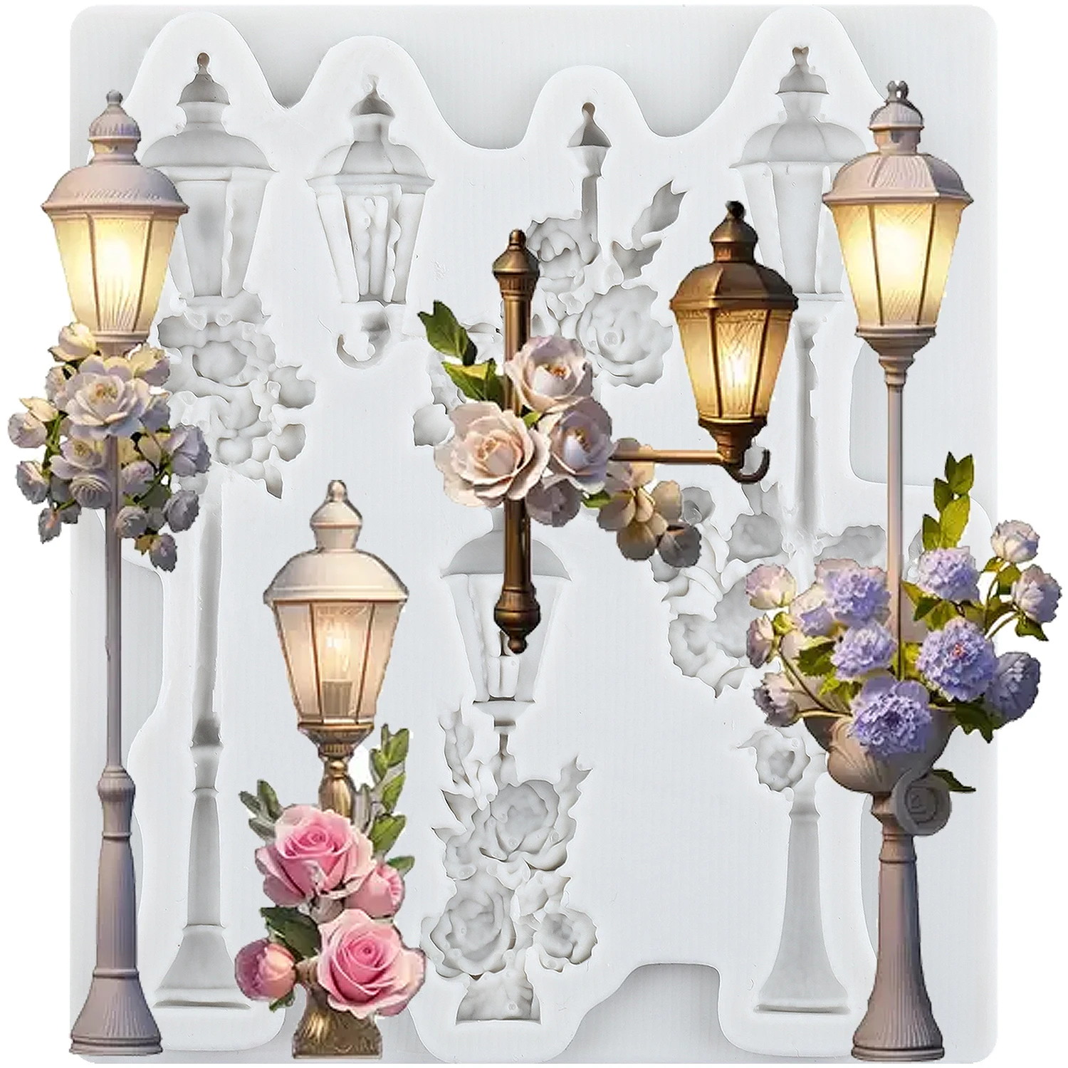 

Силиконовые формы для торта Mujiang уличные фонари