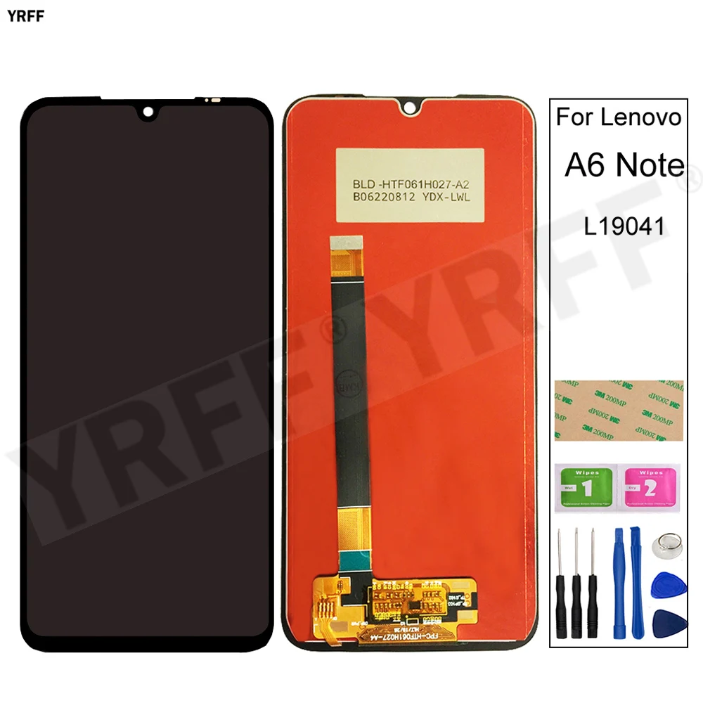 

LCD Screens For Lenovo A6 Note LCD Display+Touch Screen Digitizer Assembly L19041 PAGK0027IN PAGK0027 Replacement+Tools