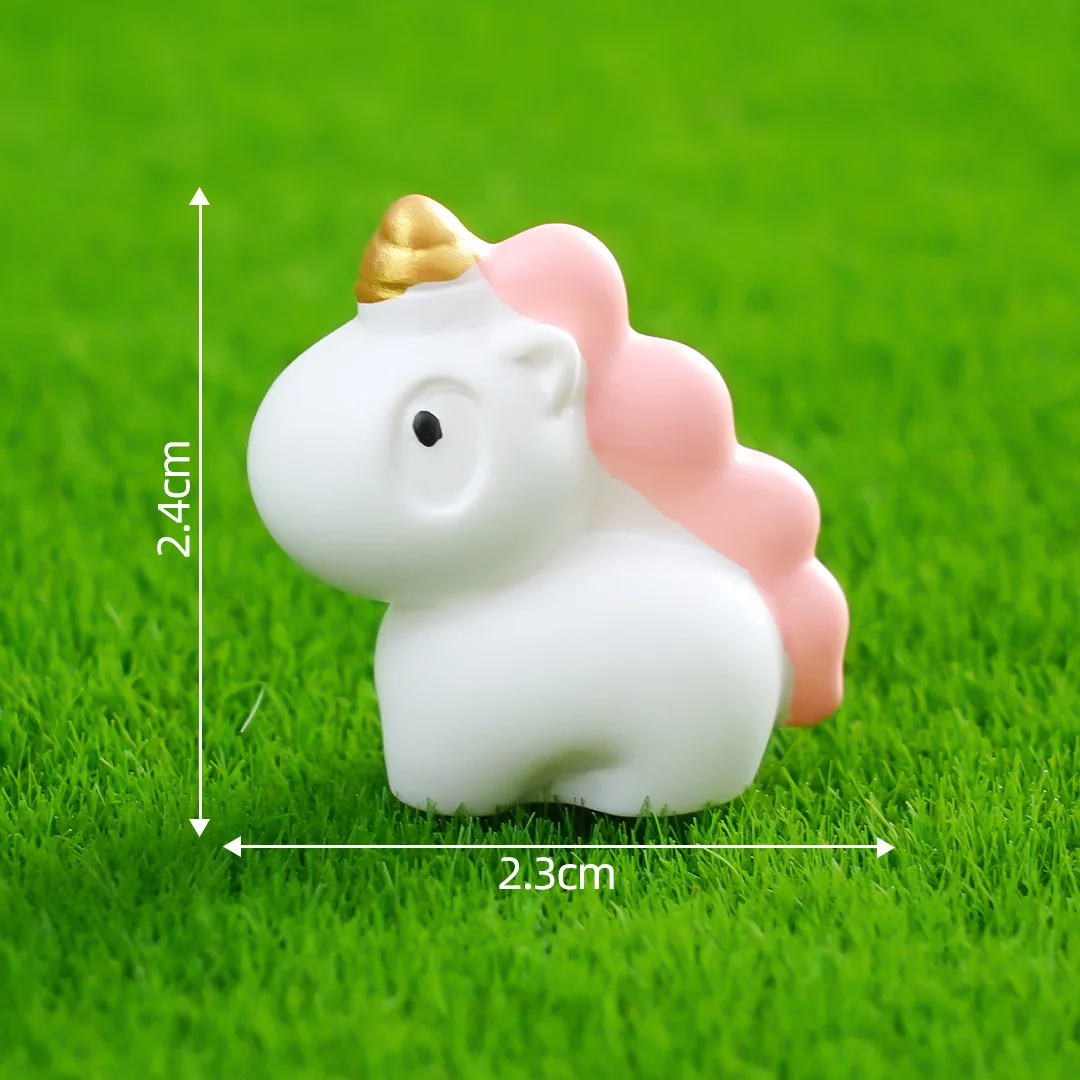 Миниатюрная фигурка милая мини-свинья лиса кошка змея животные смоляные