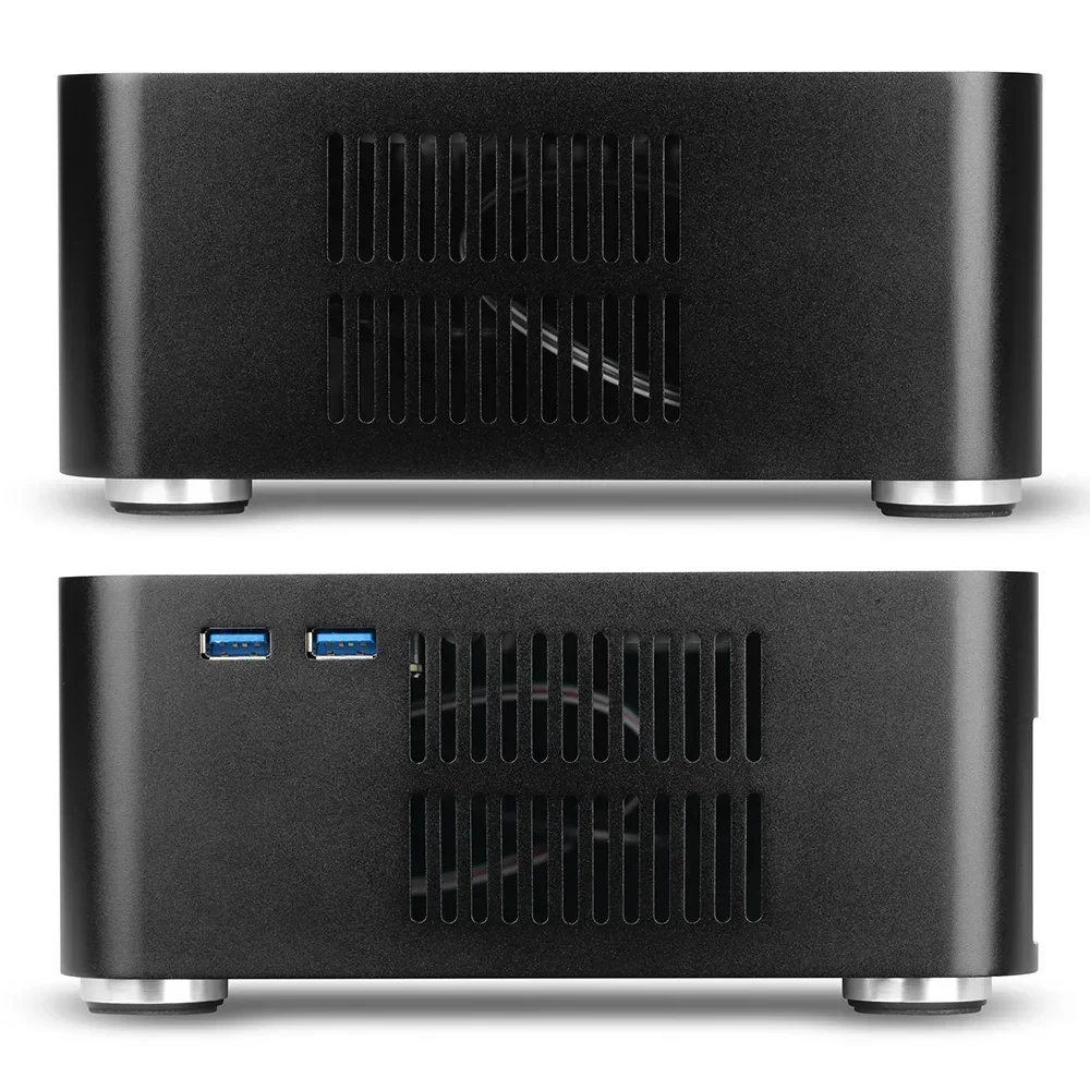 Фото Корпус для компьютера RGeek L80 Mini ITX, алюминиевый корпус для игрового ПК, USB 3.0, HTPC, Mini ITX №4