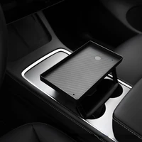 for tesla model y model 3 magnetic fixed etc tissue box storage tray