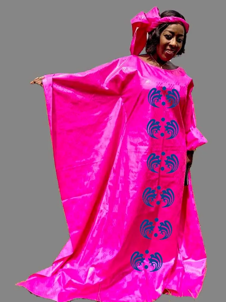 

Bazin Riche Wearable Throughout The Four Seasons Traditional Dress African Dresses For Women African Abaya Dresses