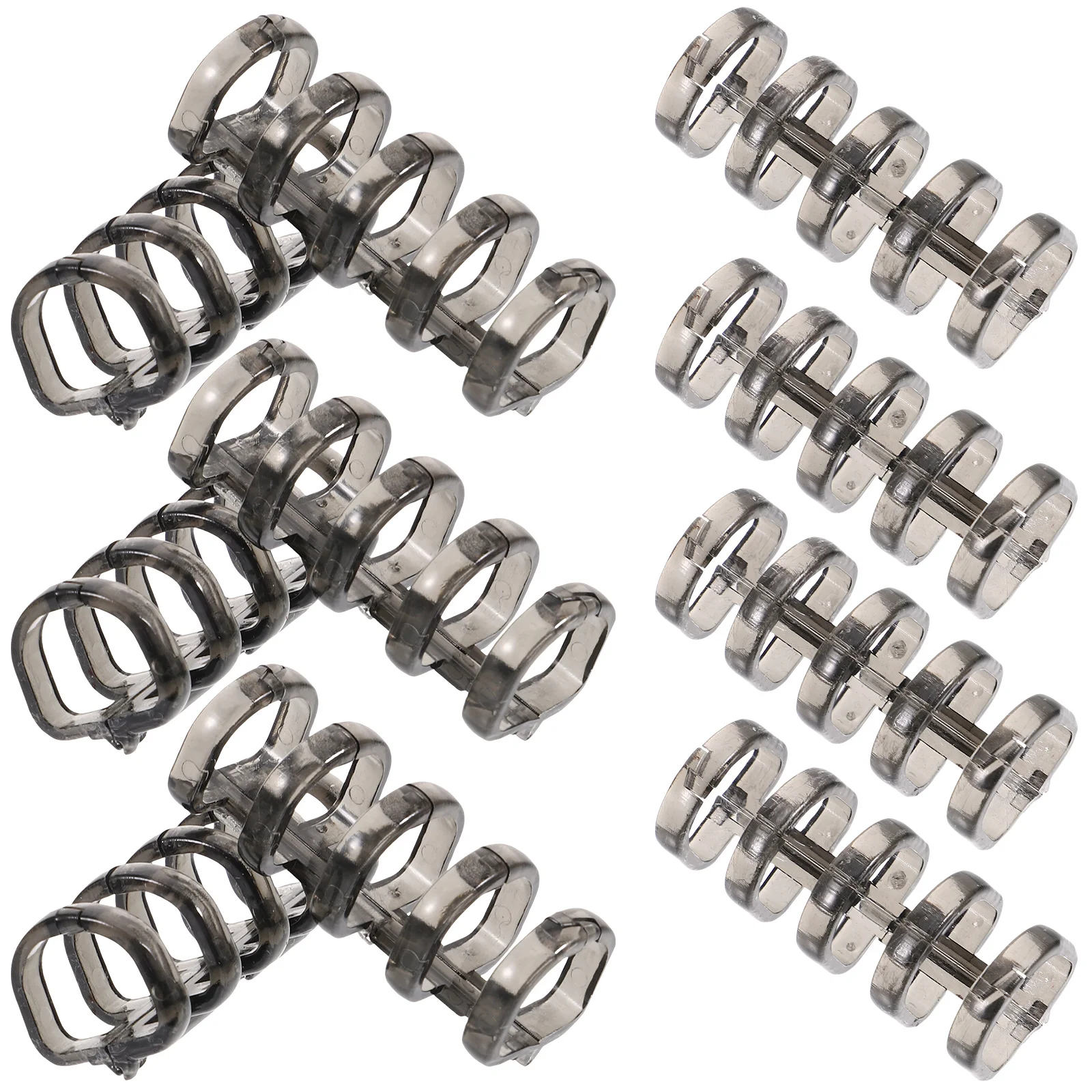 

10 Pcs Organiser Notebook Spiral Binding Coils Strip Schhol Suplies Plastic Loose Leaf Rings Wire Binder Block Calendar Desk