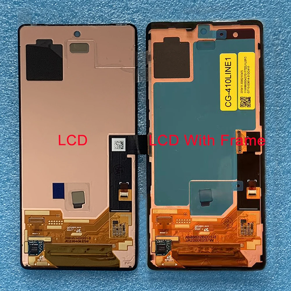 6.7" Original AMOLED LCD For Google Pixel 7 Pro Display Screen Frame Touch Panel Digitizer 6.3" For Google Pixel 7 Pixel7 LCD