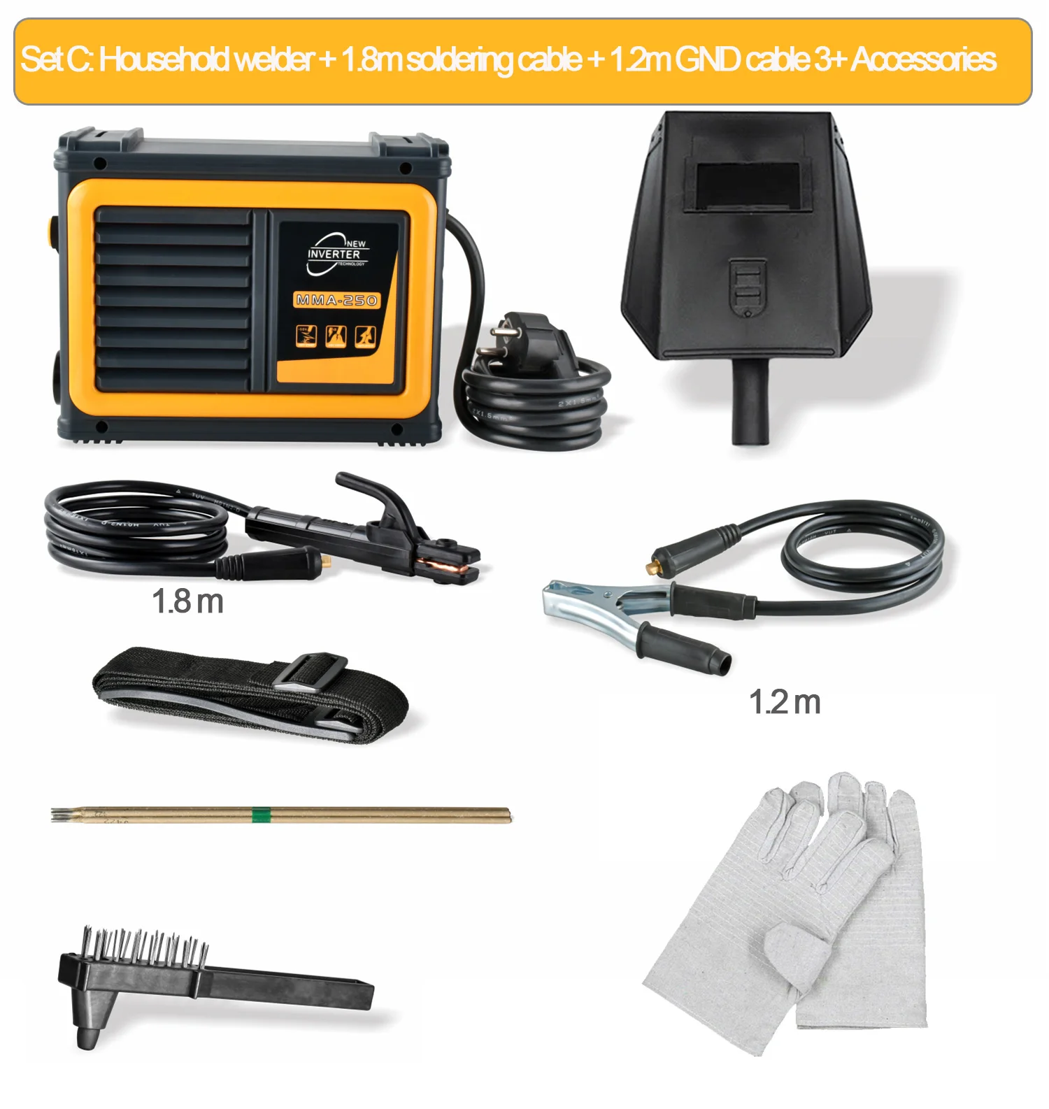 Máquina de soldadura eléctrica Inverter, soldador de arco 220V IGBT, pantalla Digital para el hogar, trabajo de soldadura DIY y trabajo eléctrico, soldador MMA