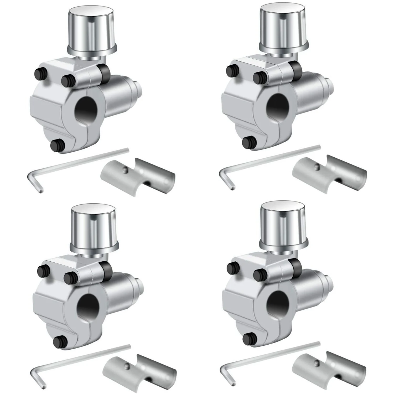 

4 Pack BPV-31 Piercing Valve Line Tap Valve Kits Adjustable for Air Conditioners HVAC 1/4 Inch 5/16 Inch 3/8 Inch Tubing