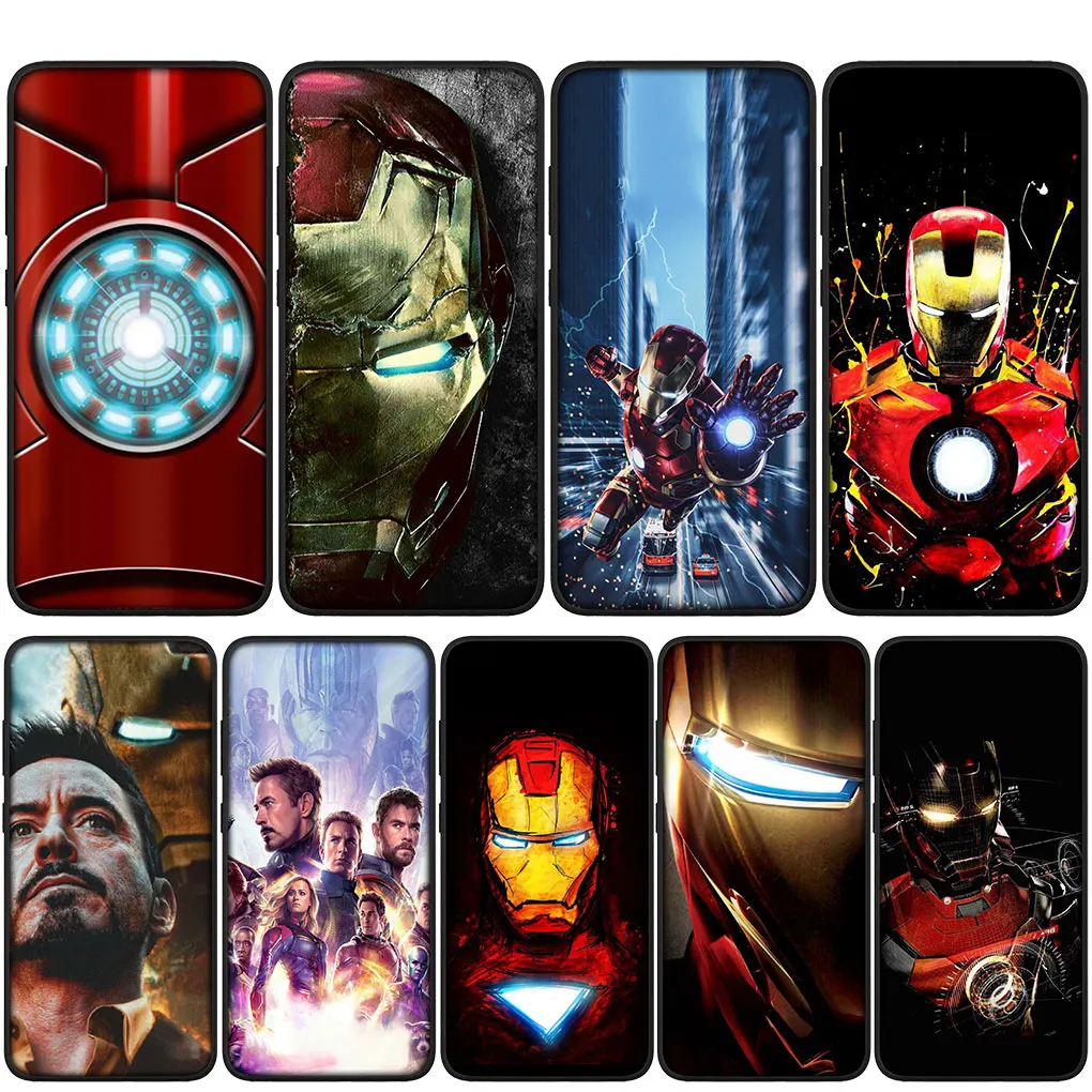 Ironman железный человек Marvel мягкий чехол для Samsung Galaxy Note 20 Ultra 10 8 9 S10 Lite S9 A6 A8 Plus A7 A9 + J7