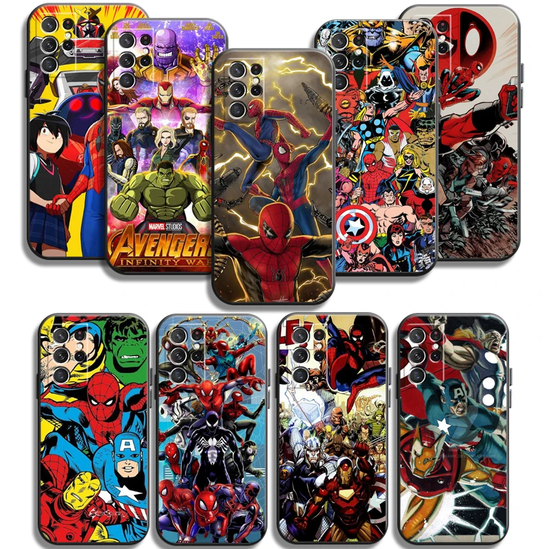 

Marvel Avengers Phone Cases For Samsung Galaxy A31 A32 A51 A71 A52 A72 4G 5G A11 A21S A20 A22 4G Back Cover Soft TPU Carcasa