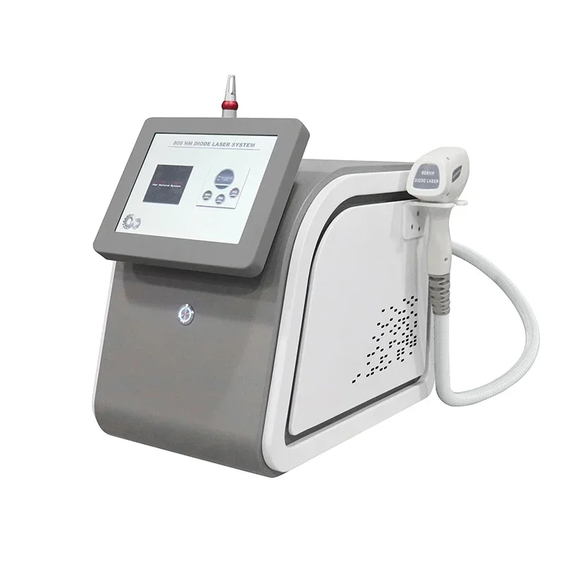 2 в 1 808 диодный лазер для волос Penghilang Permanen Q Switched Nd Yag Portabel 1064 Нм 1320 Месиновый Tato Picosec