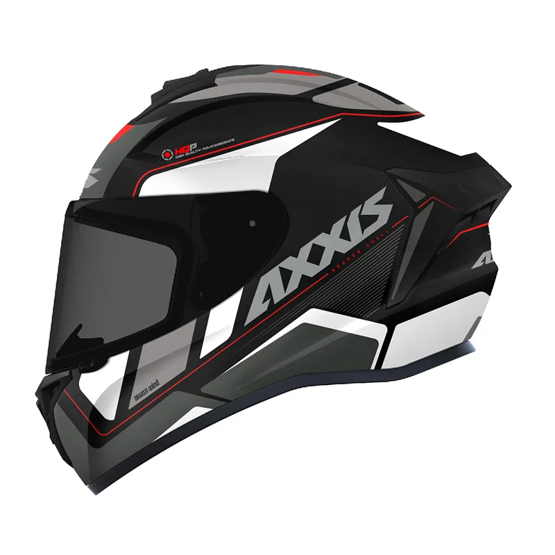 Мотоциклетный шлем ax4 Draken защитный на все лицо с принтом птицы рыбы - купить по