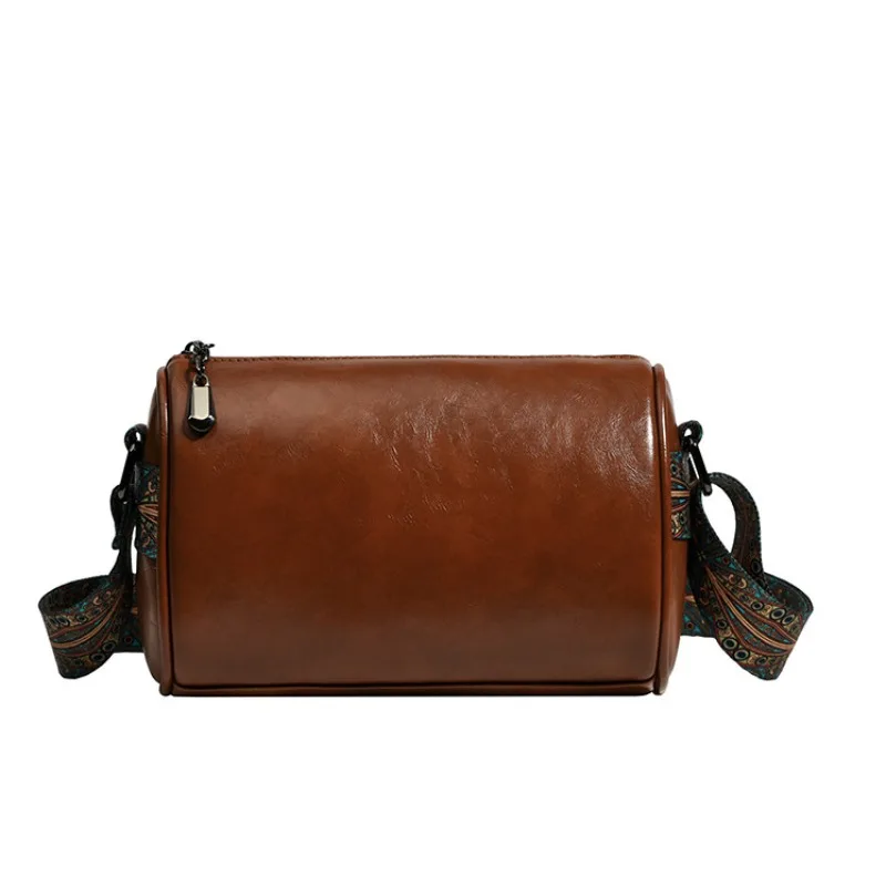 

Women's Single Shoulder Crossbody Bag Fashion Vintage Large Capacity Leisure Travel Commute Messenger Bag PU Lightweight Handbag