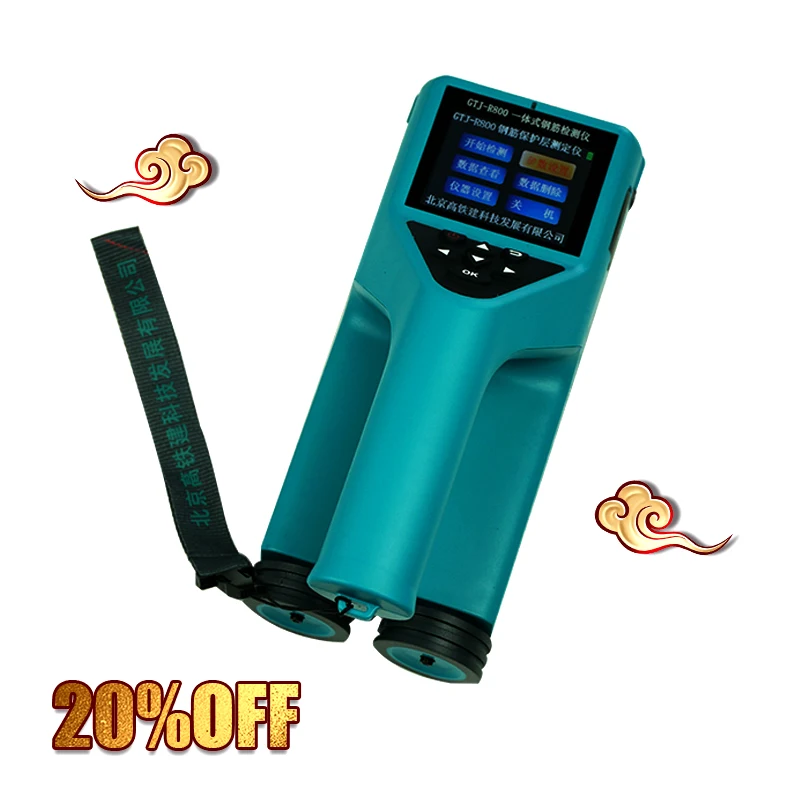

Concrete steel bar reinforcement detector wall rebar scanner
