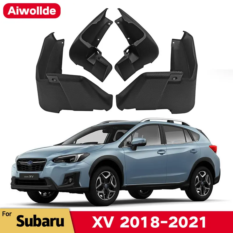 Mud Flaps For Subaru XV 2018-2021 2019 2020 Splash Guards MudFlaps Front Rear Mudguards Fender Car Exterior Accessories