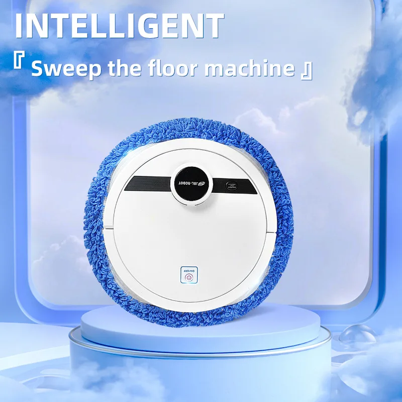 

Робот-пылесос и Швабра 2-в-1, автоматический робот-пылесос с USB-зарядкой, идеально подходит для шерсти животных, твердого пола и ковра с низкой...