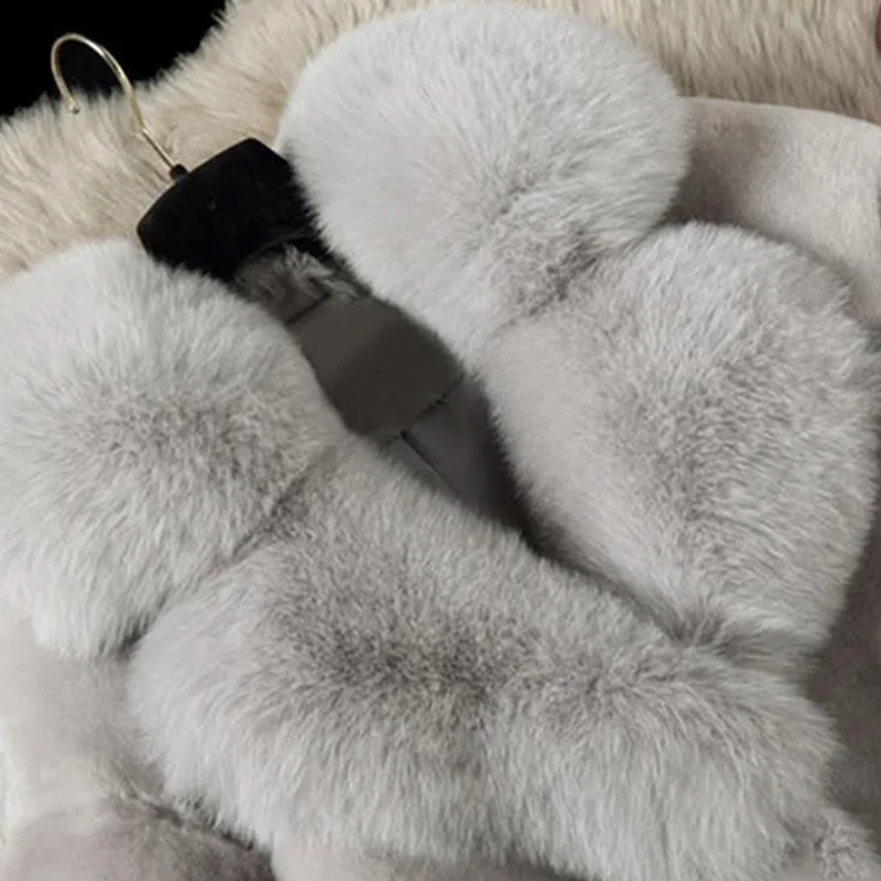 Fashion Women's Winter Coats Women's Artificial Coats Pure Colors Elegant Thick Warm Fashion Coats Long Vacation Coats 2022 New
