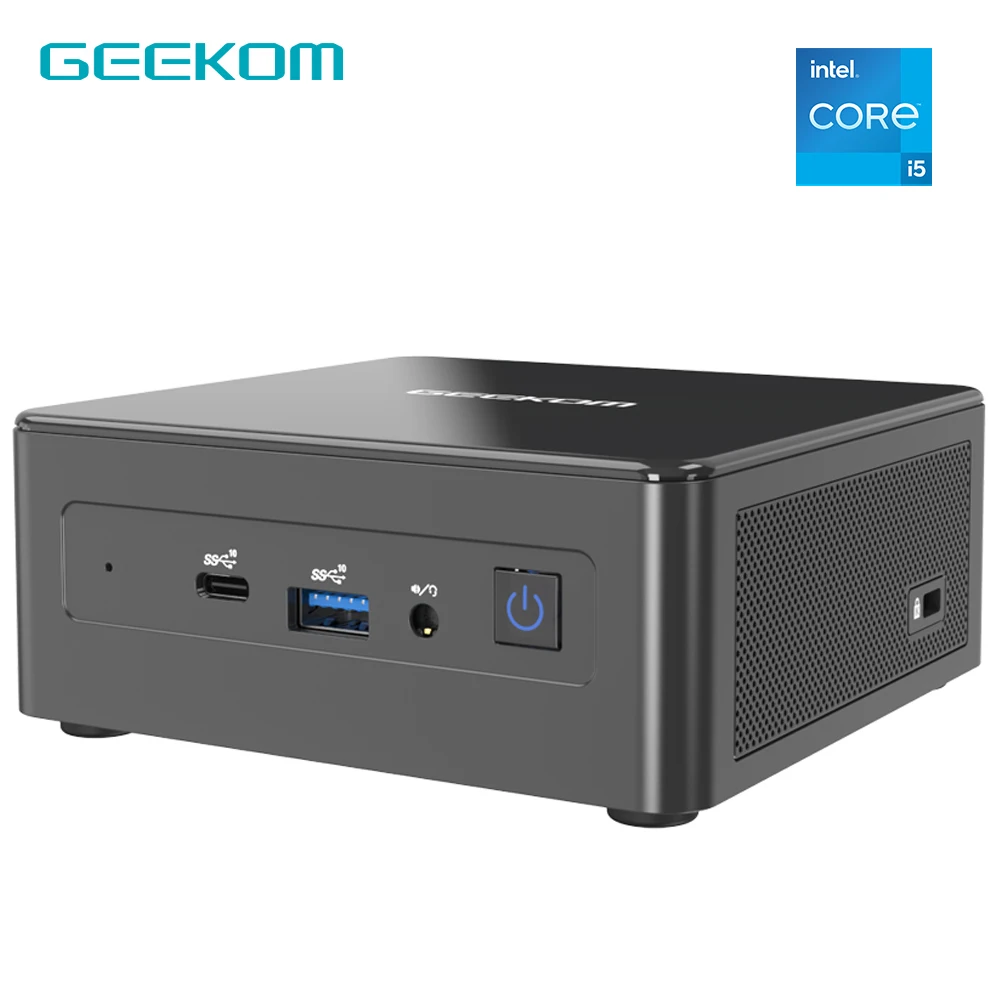 

GEEKOM Mini IT8 Intel i5-8259U Windows 11 Pro Mini Desktop Computers Dual-Channel DDR4/HDMI2.0 4K UHD/Dual WiFi/BT/USB 3.2