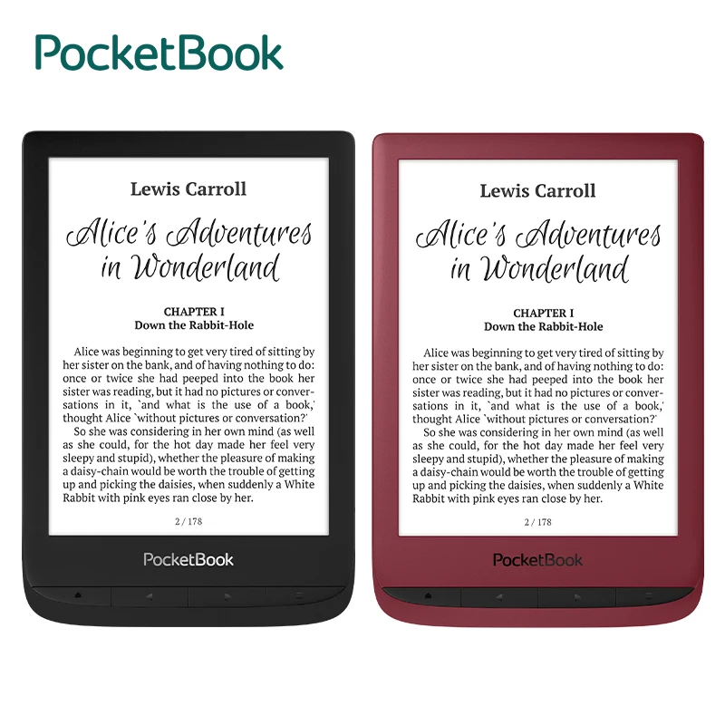 PocketBook e-book Reader Touch Lux 5 E Ink 6-inch HD Screen WIFI e-reader Lightweight 8G Large Memory 24 Reading Formats