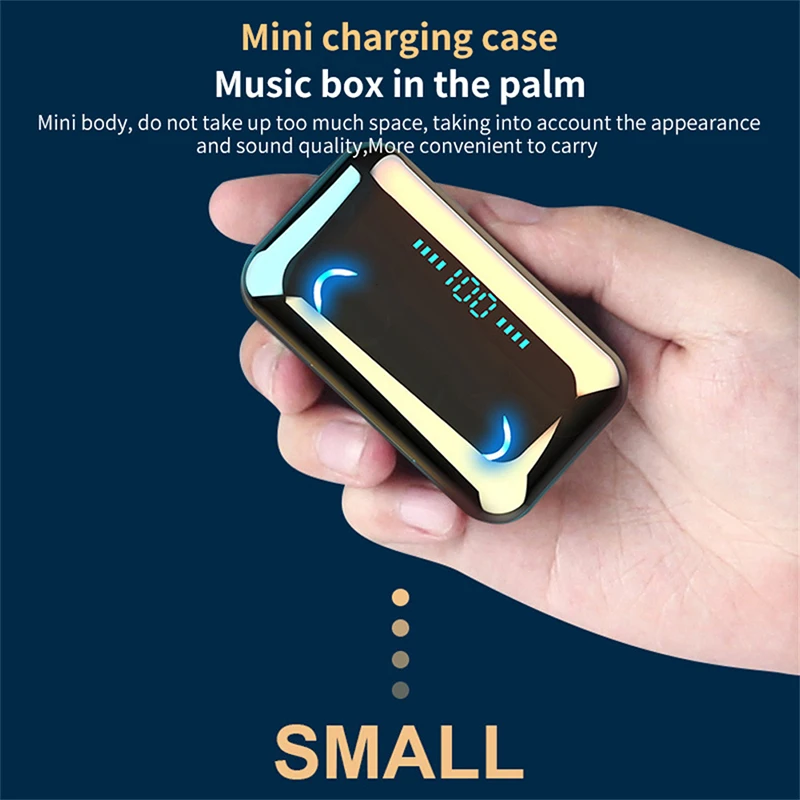 Tws-стереонаушники F9 с поддержкой Bluetooth 5 0 и микрофоном |