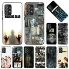 Чехол для Samsung A52 A12 A32 A22 A72 A42 A71 A51 A41 A31 A21S A11 A70 A50 A40 A20 A9 A7 2018 Ходячие мертвецы, черный чехол для телефона