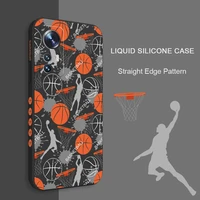 intense basketball phone case for xiaomi mi 12 11 ultra lite 10 10s 9 11t 10t 9t pro lite poco m4 x4 f3 x3 m3 5g pro cover