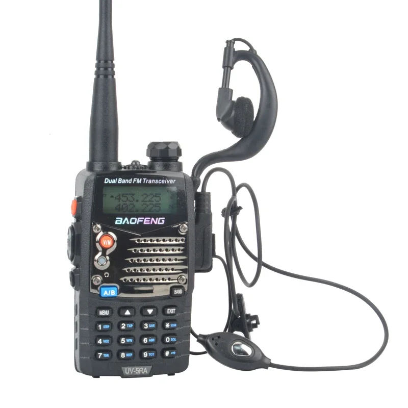 

BAOFENG walkie talkie UV-5RA VHF/UHF Dual band 5W 128CH Portable FM two way radio with earpiece