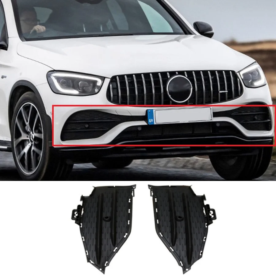 

Рама передней противотуманной фары, декоративная решетка для Mercedes Benz GLC-Class W253 A2538858104L A2538857604R 2020