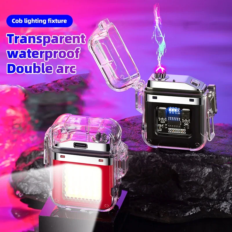 Водонепроницаемая зажигалка с двойной дугой монолитным блоком светодиодов