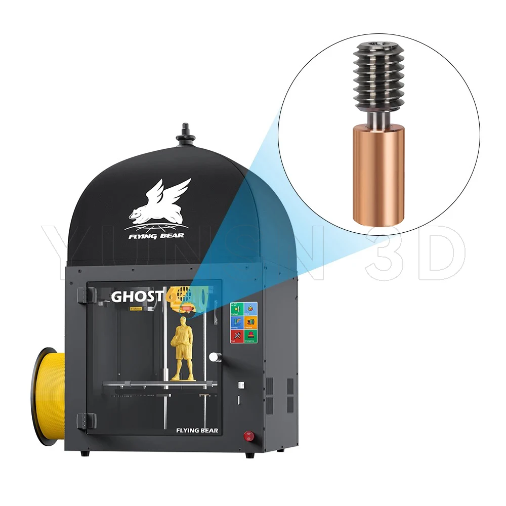 Горло из титанового сплава для Flying Bear Ghost 5/6 цельнометаллическое горло Hetend Heatbreak