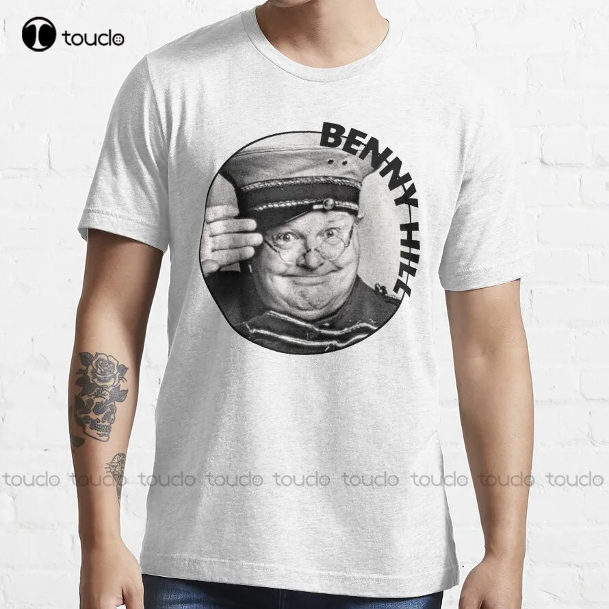 

It'S Benny Hill Trending T-Shirt Men Shirts Graphic Tees High Quality Cute Elegant Lovely Kawaii Cartoon Sweet Cotton Tee Shirts