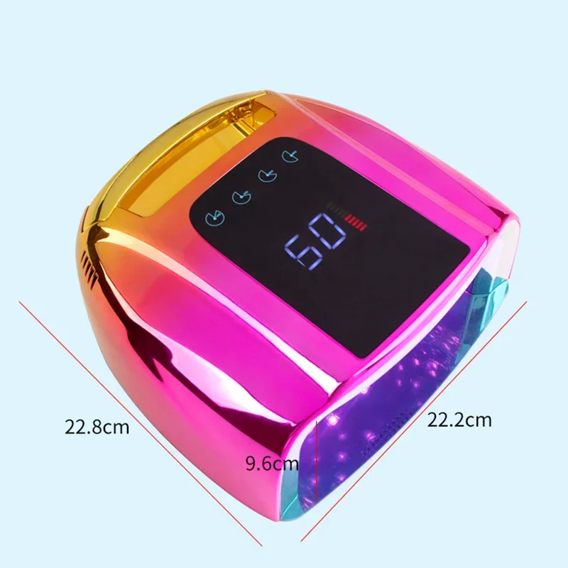 Новая аккумуляторная лампа для ногтей 2022 беспроводная сушилка гель-лака УФ-лампа