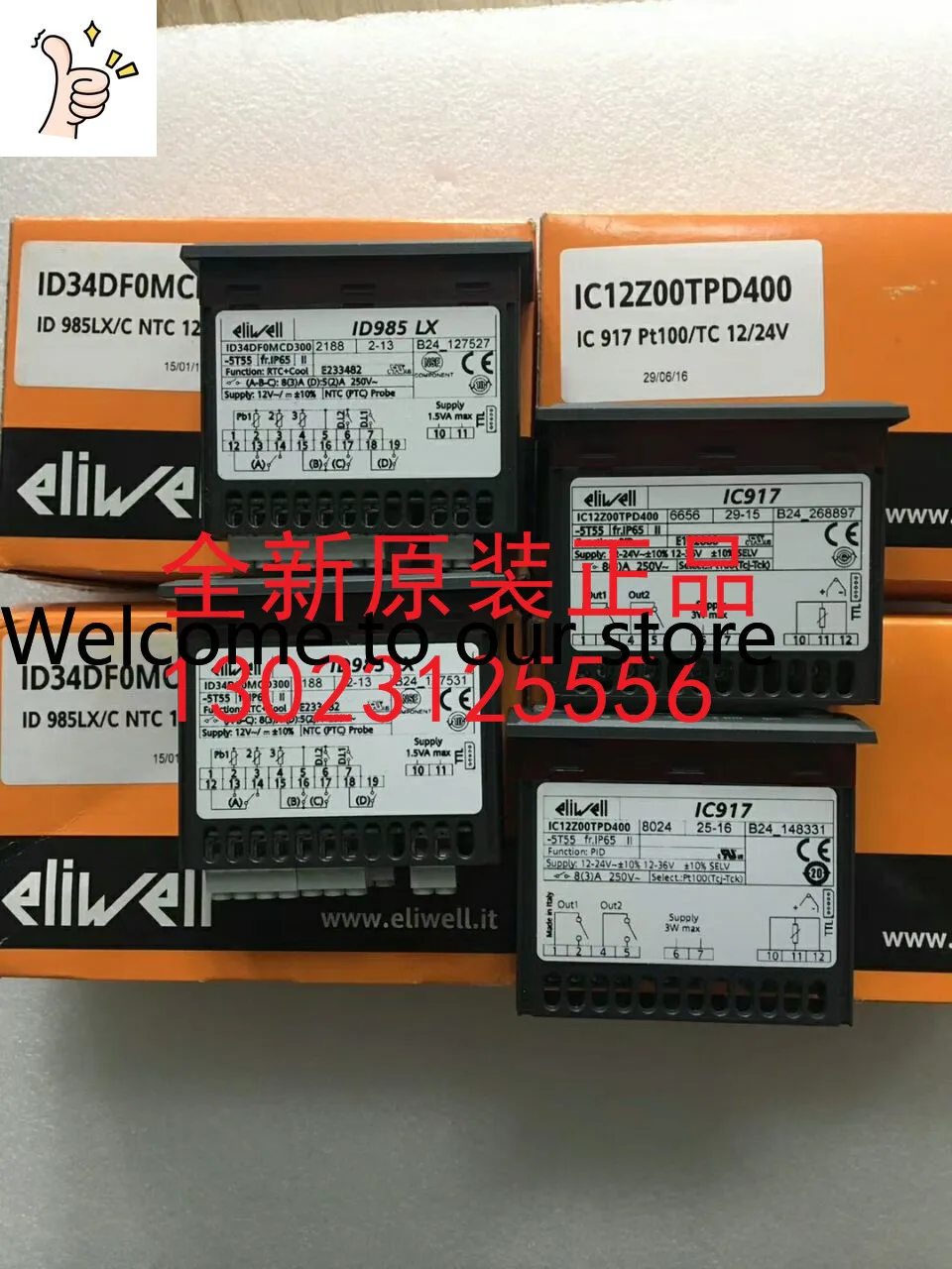 Фото Термостат Eliwell IC917 PID SSR 12V JKPT100, оригинал, Италия, 2025 год №1