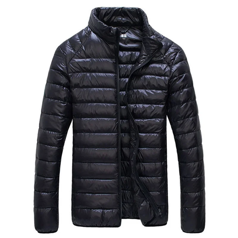 5XL Plus Size 6XL Ultra Light Autumn Winter Jacket 2023 New 90% White Duck Down Casual Classic Regular Fit Men Puffer Coats