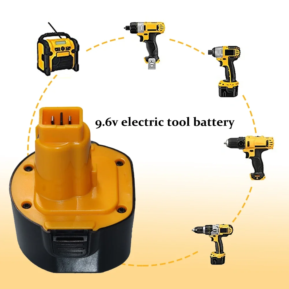 Никель-металлогидридный аккумулятор для Dewalt 9 6 V 4800mAh