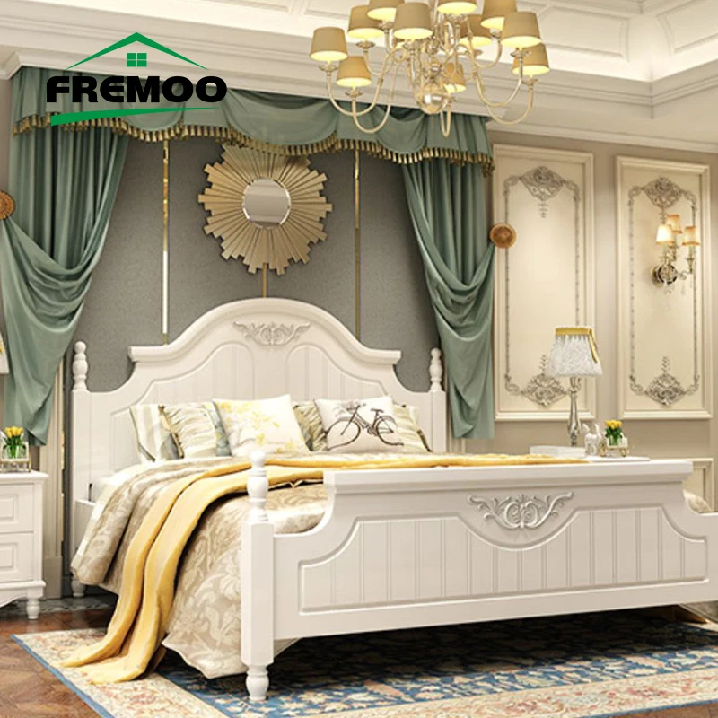 

Modern Minimalist Bedroom Furniture Comfortable Soft Bed Sets for Lovers Adult Fashionable Confortable Lit 2 Personnes