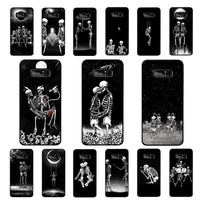 maiyaca funny skeleton phone case for samsung note 5 7 8 9 10 20 pro plus lite ultra a21 12 02
