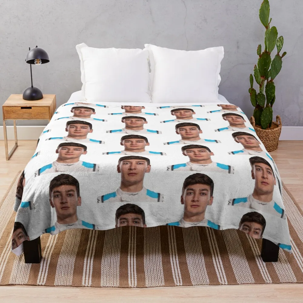 

George Russell Painting Throw Blanket Flannel Blanket