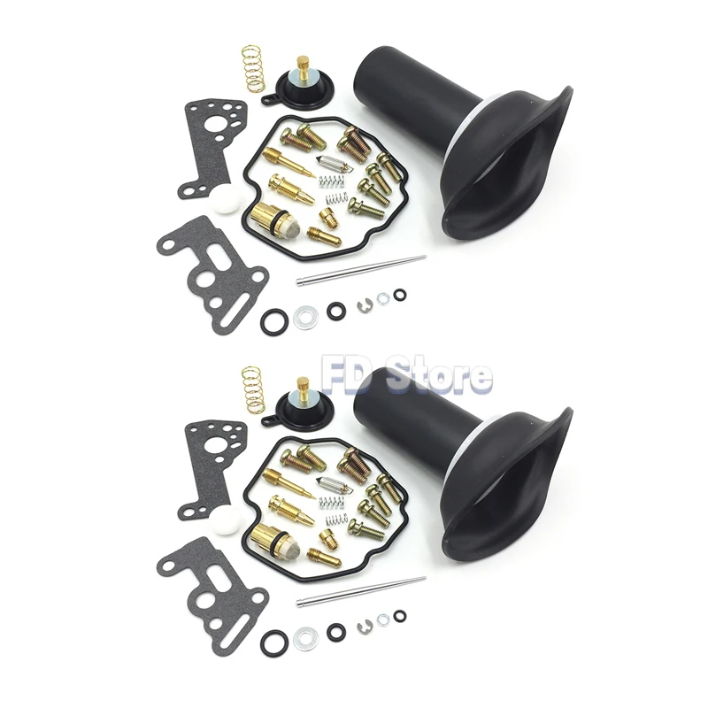 

Motorcycle Carburetor Repair Kit For Yamaha Virago XV535 1990-2001 XV 535 With Plunger Diaphragm Gasket Jet parts