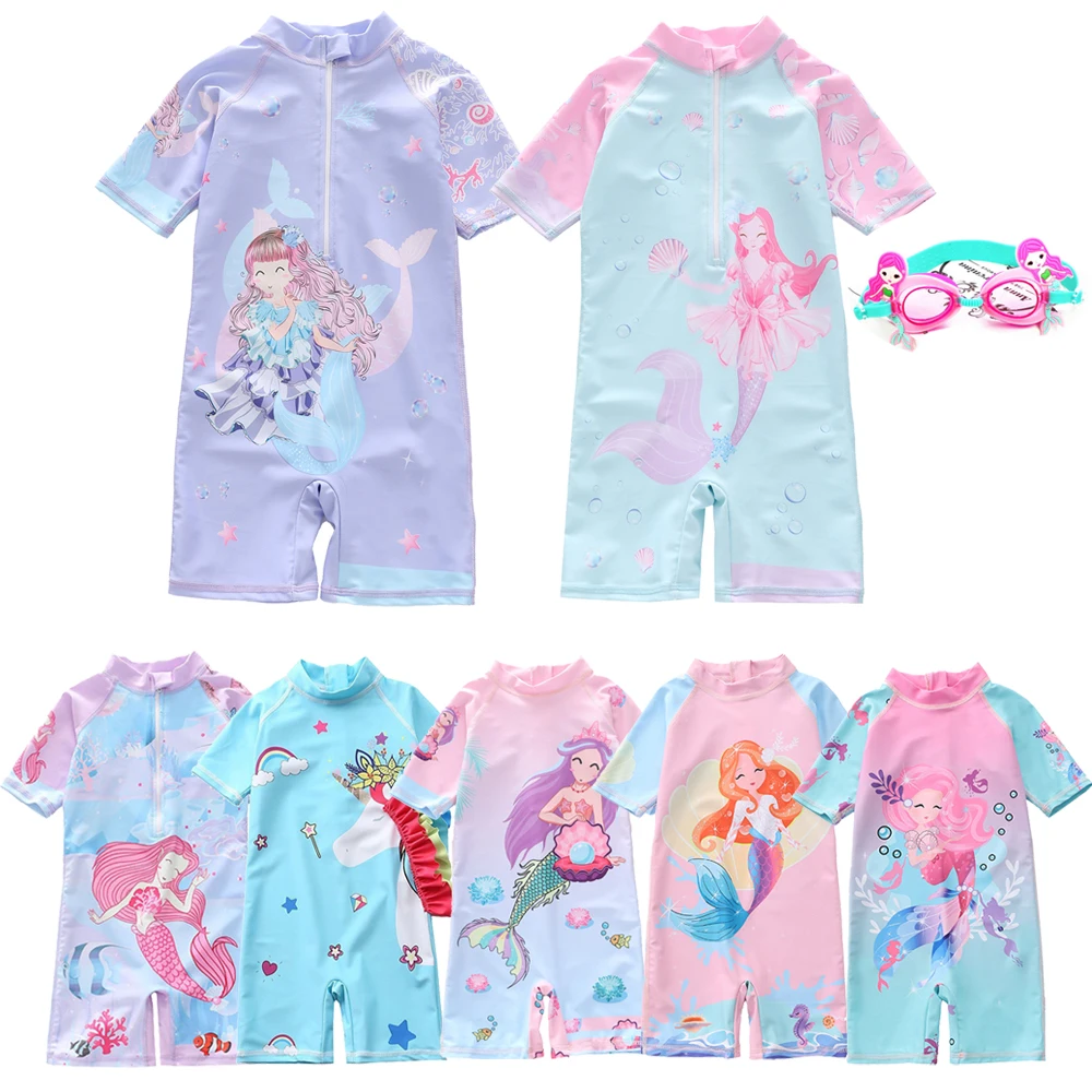 

Infant Girls Ariel Princess Swimsuit Little Mermaid Summer Swiming Swimwear Beachwear Children Bathing Suit