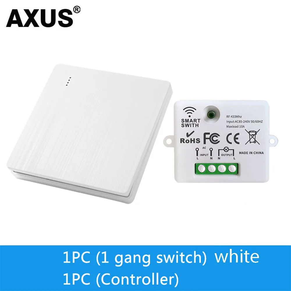 

AXUS Беспроводной умный выключатель 433 МГц